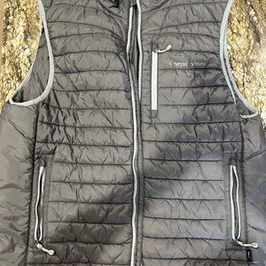 Vineyard Vines Black Puffer Vest